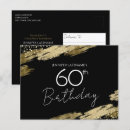 Search for luxury birthday cards Black and gold