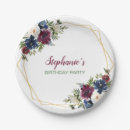 Search for burgundy paper plates Summer