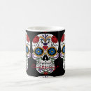 Search for human skull mugs Floral