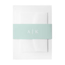Search for green invitation belly bands Simple