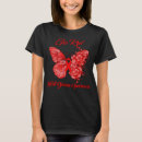 Recherche de heart disease awareness tshirts Rouge