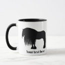 Search for friesian mugs Black horse