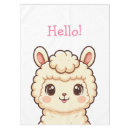 Search for llama tablecloths Cute