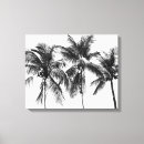 Search for black and white beach canvas prints Tropical