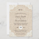 Search for rope wedding invitations Lace