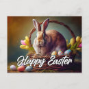 Search for cute easter bunny postcards Whimsical