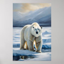 Recherche de polaire ours art Portrait