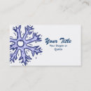Recherche de flocon de neige cartes visite Professionnel