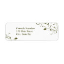Search for floral swirl return address labels Vines