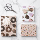 Search for donuts wrapping paper Pink