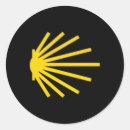 Search for scallop shells stickers Santiago de compostela