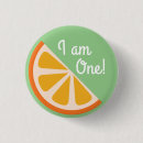 Search for orange slice buttons Cute