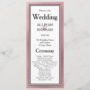 Search for rose gold wedding programs Formal