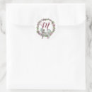 Search for monogram envelope seals Floral