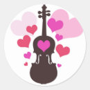 Search for violins stickers For kids