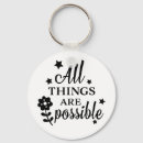 Search for all things are possible keychains Motivational