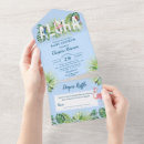 Search for beach baby shower invitations Tropical
