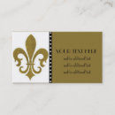 Recherche de gold fleur de lis cartes visite Professionnel