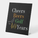 Search for 40th birthday signs Cheers to 40 years