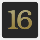 Search for number 16 stickers Sixteen