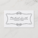 Recherche de art déco vintage cartes visite Floral
