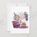 Search for lady rsvp cards Funny granny