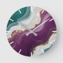 Search for gold glitter clocks Teal