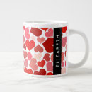 Search for love heart pattern mugs Be my valentine