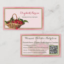 Recherche de fraise cartes visite Code qr