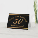 Search for 50th for men birthday cards Party