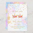 Recherche de unicorn baby girl shower invitations Coloré