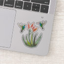 Search for colourful hummingbird stickers Watercolor