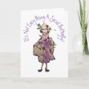 Search for old lady cartoon cards For her
