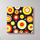 Search for round canvas prints Retro