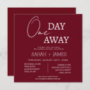 Search for burgundy rehearsal dinner invitations White