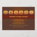 Search for contest invitations Pumpkin carving contest