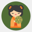 Search for kokeshi stickers Kawaii