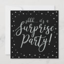 Search for 70th surprise invitations Black