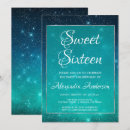 Search for turquoise sweet 16 invitations Princess