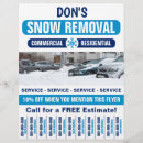Search for removed flyers Snow plowing
