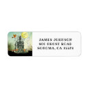 Search for haunted house return address labels Spooky