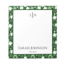 Recherche de trèfle blocsnotes Chanceux