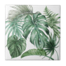Search for tropical jungle leaves tiles Monstera