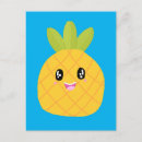 Recherche de fruit kawaii cartes postales Girl