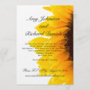 Search for black and yellow wedding invitations Sunflower