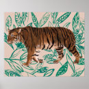 Recherche de dessin tigre posters Tropical