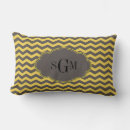 Search for yellow and grey chevron pillows Stripes