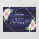 Recherche de cadre bleu marine invitations Aquarelle florale
