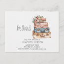 Recherche de valises vintages invitations Aquarelle