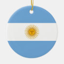 Search for argentina flag of christmas decor White